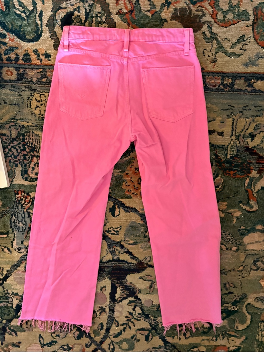 Hudson Jeans James High Rise Wide Leg in Fuchsia Pink - Picture 5 of 6